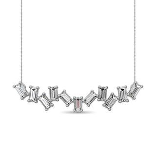 Diamond Fashion Necklace 1/10 ct tw in 10K White Gold