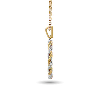 Diamond Fashion Pendant 1/6 ct tw in 10K Yellow Gold