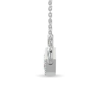 10KT WHITE GOLD  1/20CT TW DIAMOND PENDANT
