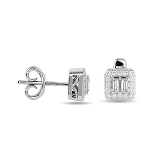 Diamond 1/4 Ct.Tw. Fashion Earrings in 10K White Gold
