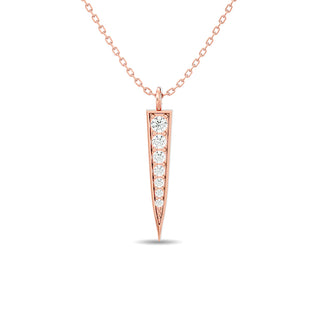 Diamond Fashion Pendant 1/6 ct tw in 10K Rose Gold