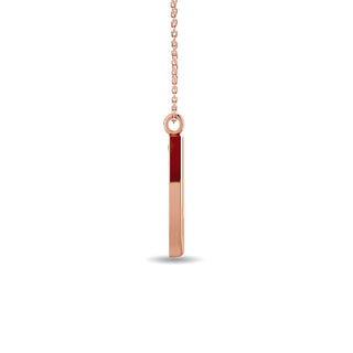 Diamond Fashion Pendant 1/6 ct tw in 10K Rose Gold