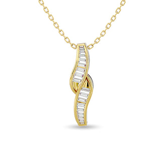 Diamond 1/4 Ct.Tw. Fashion Pendant in 14K Yellow Gold