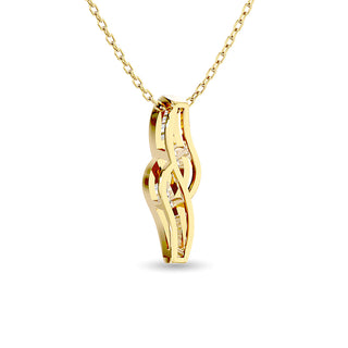 Diamond 1/4 Ct.Tw. Fashion Pendant in 14K Yellow Gold