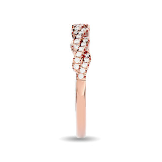 Diamond 1/5 ct tw Stackable Ring in 14K Rose Gold
