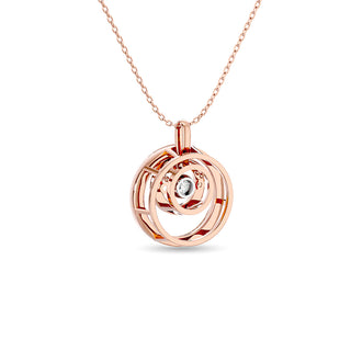 Diamond 1/4 ct tw Fashion Pendant in 14K Rose Gold