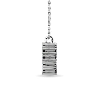 10KT WHITE GOLD 1/6CT TW DIAMOND PENDANT