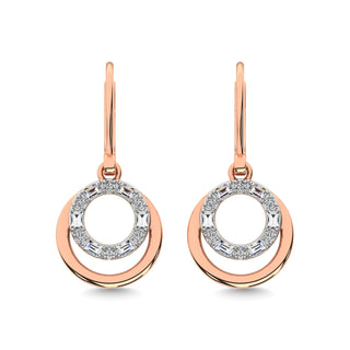 Diamond Fashion Earrings 1/6 ct tw in 14K White Gold