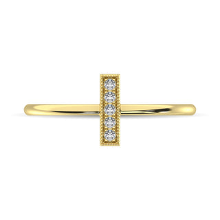 Diamond 1/20 ct tw Round Fashion Ring  in 10K Yellow Gold
