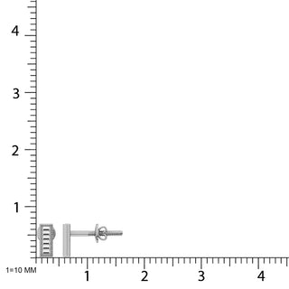 Diamond 1/20 Ct.Tw. Fashion Earrings in 10K White Gold