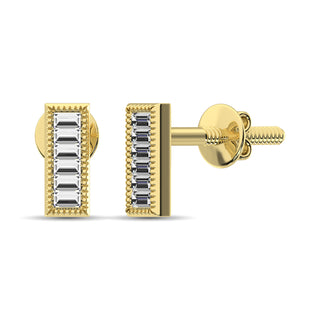 Diamond 1/20 Ct.Tw. Fashion Earrings in 10K Yellow Gold