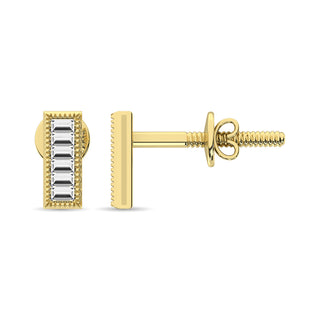 Diamond 1/20 Ct.Tw. Fashion Earrings in 10K Yellow Gold