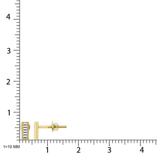 Diamond 1/20 Ct.Tw. Fashion Earrings in 10K Yellow Gold
