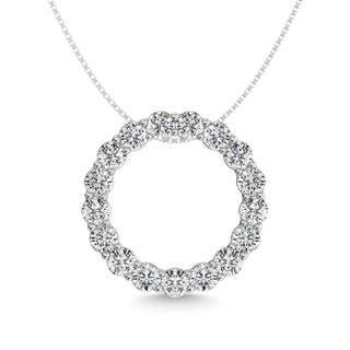 Diamond 1 ct tw Fashion Pendant in 14K White Gold