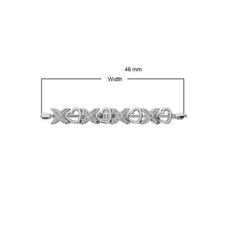 Diamond 1/6 ct tw Bolo Bracelet in Sterling Silver