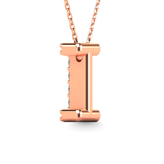 Diamond 1/10 Ct.Tw. Letter "I" Pendant in 14K Yellow Gold