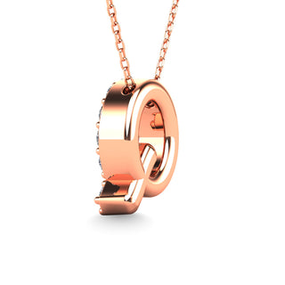 Diamond 1/6 Ct.Tw. Letter "Q" Pendant in 14K Yellow Gold