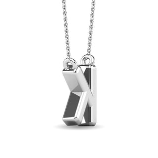 Diamond 1/20 Ct.Tw. Letter "K" Pendant in 10K Rose Gold