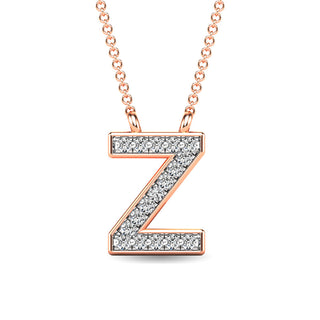 Diamond 1/20 Ct.Tw. Letter "Z" Pendant in 10K Yellow Gold