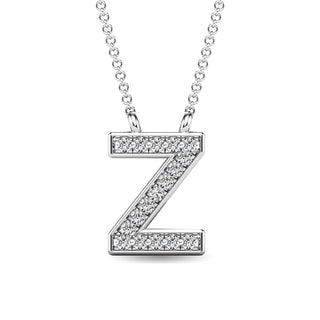 Diamond 1/20 Ct.Tw. Letter "Z" Pendant in 10K Rose Gold