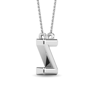 Diamond 1/20 Ct.Tw. Letter "Z" Pendant in 10K Rose Gold