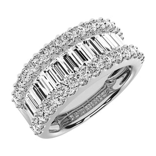 Diamond 2 Ct.Tw. Fashion Ring in 14K White Gold
