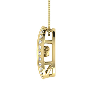 10K Yellow Gold 1/5 Ct Ct.Tw. Diamond Shimmering Pendant