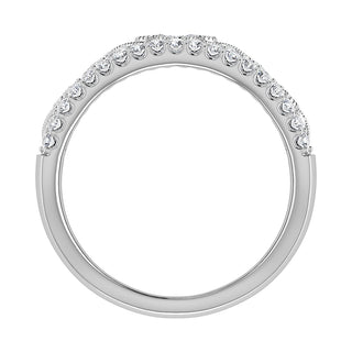 14K White Gold 1 Ct Ct.Tw. Diamond Fashion Band