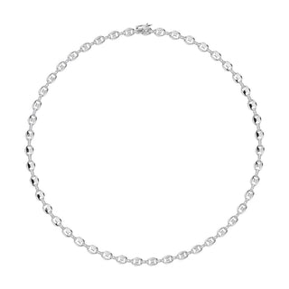 Diamond 1 1/3 Ct.Tw. Cuban Necklace in 14K White Gold