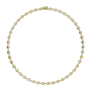 Diamond 1 1/3 Ct.Tw. Cuban Necklace in 14K Yellow Gold