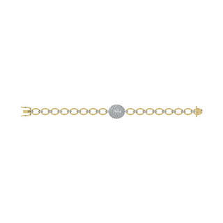 Diamond 1 7/8 Ct.Tw. Cuban Fashion Bracelets in 14K Yellow Gold