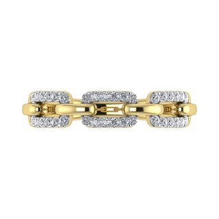 10K Yellow Gold 1/4 Ct.Tw. Diamond Fashion Ring