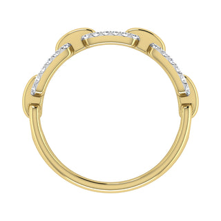 10K Yellow Gold 1/4 Ct.Tw. Diamond Fashion Ring