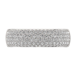 14K White Gold 1 Ct.Tw. Diamond Pave Set Fashion Band