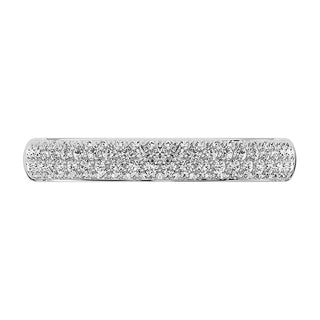 14K White Gold 1/2 Ct.Tw. Diamond Pave Set Fashion Band