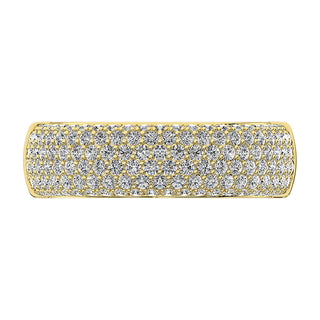 14K Yellow Gold 1 Ct.Tw. Diamond Pave Set Fashion Band