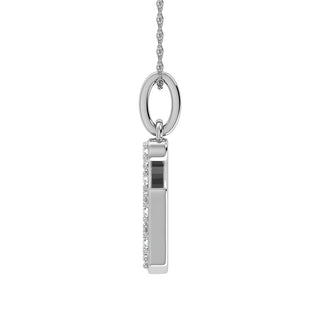 Diamond 1/8 Ct.Tw. Letter G Pendant in 10K White Gold