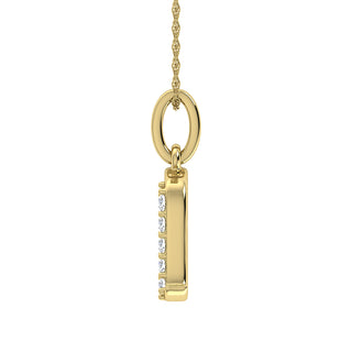 Diamond 1/20 Ct.Tw. Letter A Pendant in 10K Yellow Gold
