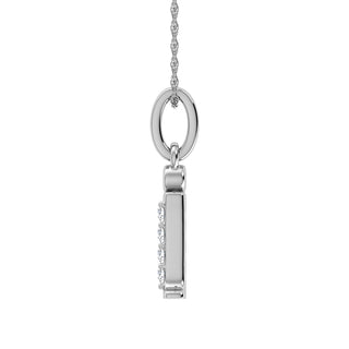 Diamond 1/20 Ct.Tw. Letter I Pendant in 10K White Gold