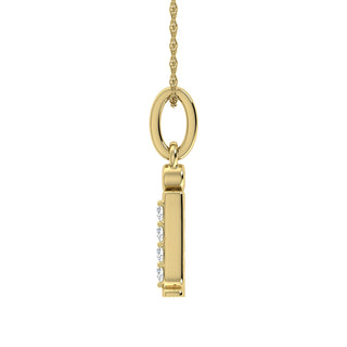 Diamond 1/20 Ct.Tw. Letter I Pendant in 10K Yellow Gold
