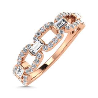 Diamond 1/3 Ct.Tw. Fashion Band in 10K Rose Gold
