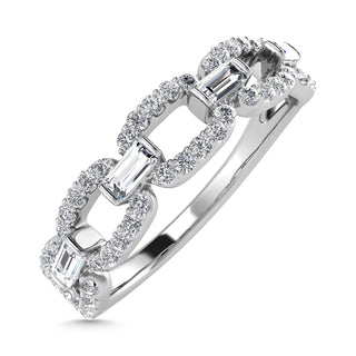 Diamond 1/3 Ct.Tw. Fashion Band in 10K White Gold