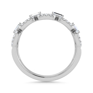 Diamond 1/3 Ct.Tw. Fashion Band in 10K White Gold