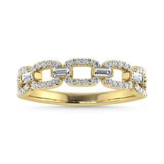 Diamond 1/3 Ct.Tw. Fashion Band in 10K Yellow Gold