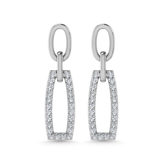 Diamond 1/4 Ct.Tw. Fashion Earrings in 10K White Gold