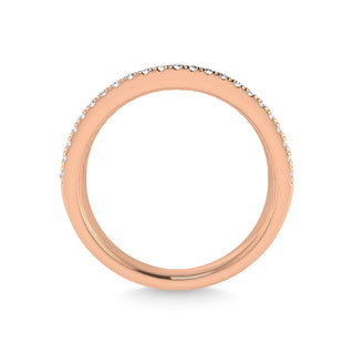 14K Rose Gold Diamond 1/3 Ct.Tw. Fashion Bands