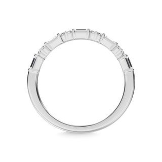 14K White Gold Diamond 1/5 Ct.Tw. Stackable Band