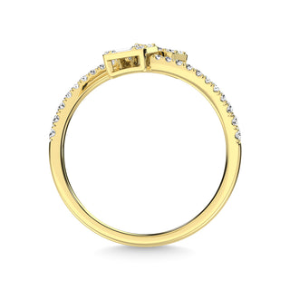 14K Yellow Gold Diamond 1/3 Ct.Tw. Fashion Ring