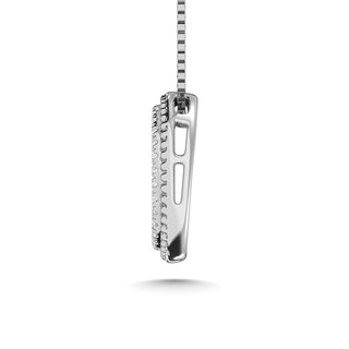 10K White Gold Diamond 1/5 Ct.Tw. Fashion Pendant