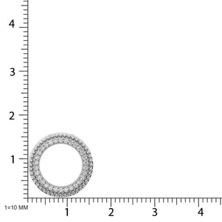 10K White Gold Diamond 1/5 Ct.Tw. Fashion Pendant